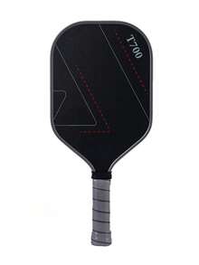 Pickleball Paddles,Pickleball Paddles Set Of 2,Professional Carbon Fiber Pickleball Paddle-16mm,Superior Control,Strong Power And Forceful Spin,Extended Handle For Two-Handed Grip - 2 chiếc màu xám - Xem 4