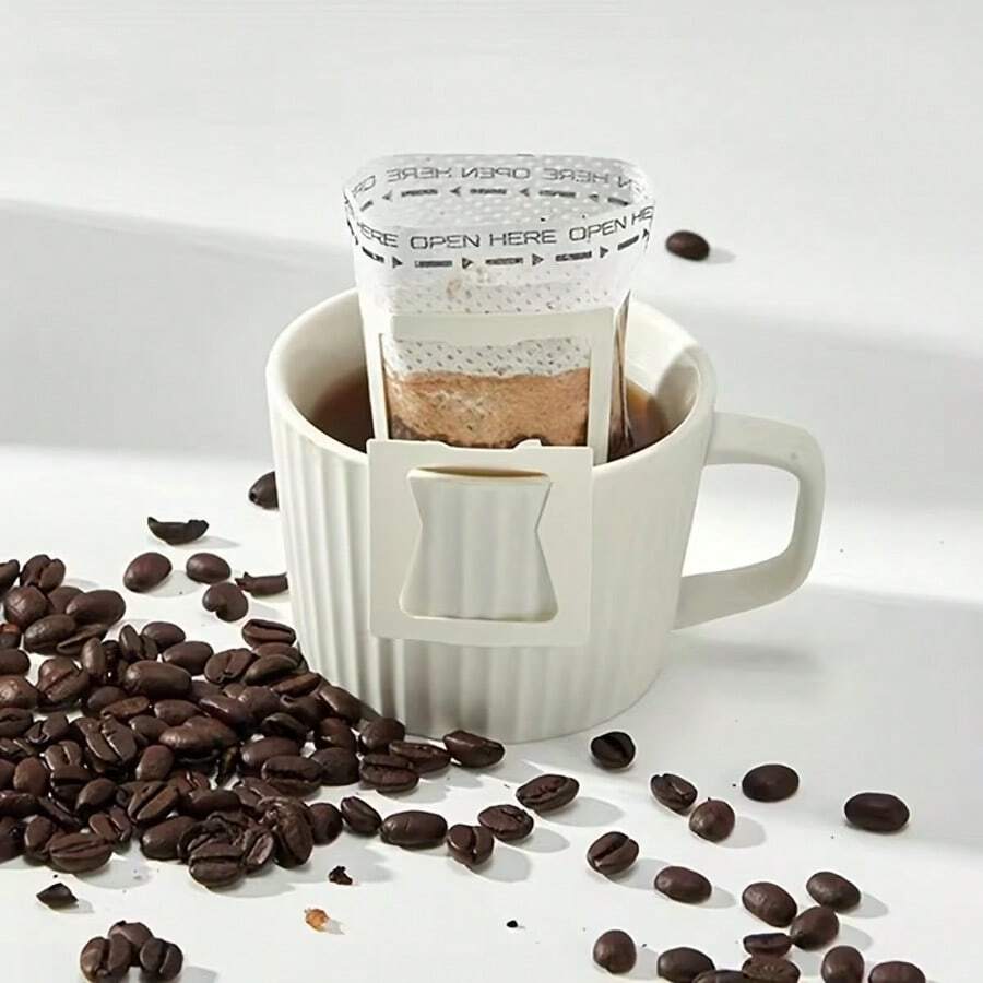 20pcs Hanging Ear Coffee Filter Papers, Non-Woven Fabric Hanging Ear Filter Bags, Suitable For Kitchen Coffee Filters