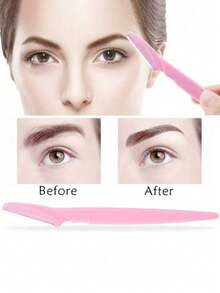 10 piezas Herramientas para dar forma a las cejas, Dispositivos de conformación de cejas de acero inoxidable de alta calidad, sin batería, portátiles y fáciles de usar, disponibles en varios colores, adecuados tanto para uso doméstico como de viaje. Juegos de conformación de cejas, recortadores de cejas, herramientas de conformación de ojos, productos de cuidado personal esenciales, compactos y portátiles, hechos de materiales antioxidantes. - Multicolor - Ver 3