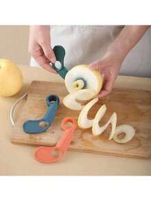 1件装简易菠萝去芯切片器，菠萝削皮刀，菠萝去芯器 - 不锈钢材质，舒适手柄 - 适用于家庭、厨房和餐厅使用，不锈钢菠萝切片器，菠萝去芯器，菠萝削皮器，菠萝去眼工具，菠萝切割器 - 彩色 - 查看 15