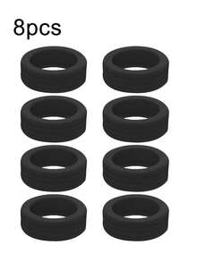 8pcs Luggage Wheel Covers, Office Chair Wheel Covers, Portable Suitcase Wheel Protectors, Colorful Silicone Luggage Wheel Covers, Luggage Spinner Wheel Covers, Noise Reduction Wheel Covers, Office Chair Wheel Covers, Travel Accessories, Suitable For Most Luggage Wheels, Fits 5-6.5cm Wheel Diameter, Universal Quiet Noise Reduction Anti-Wear Wheel Covers - Multicolor - View 7