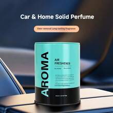 1pc Premium Car Solid Fragrance Tin, Long-Lasting Fresh Scent Air Freshener, Deodorizer, Variety Of Fragrances Available - A - View 3