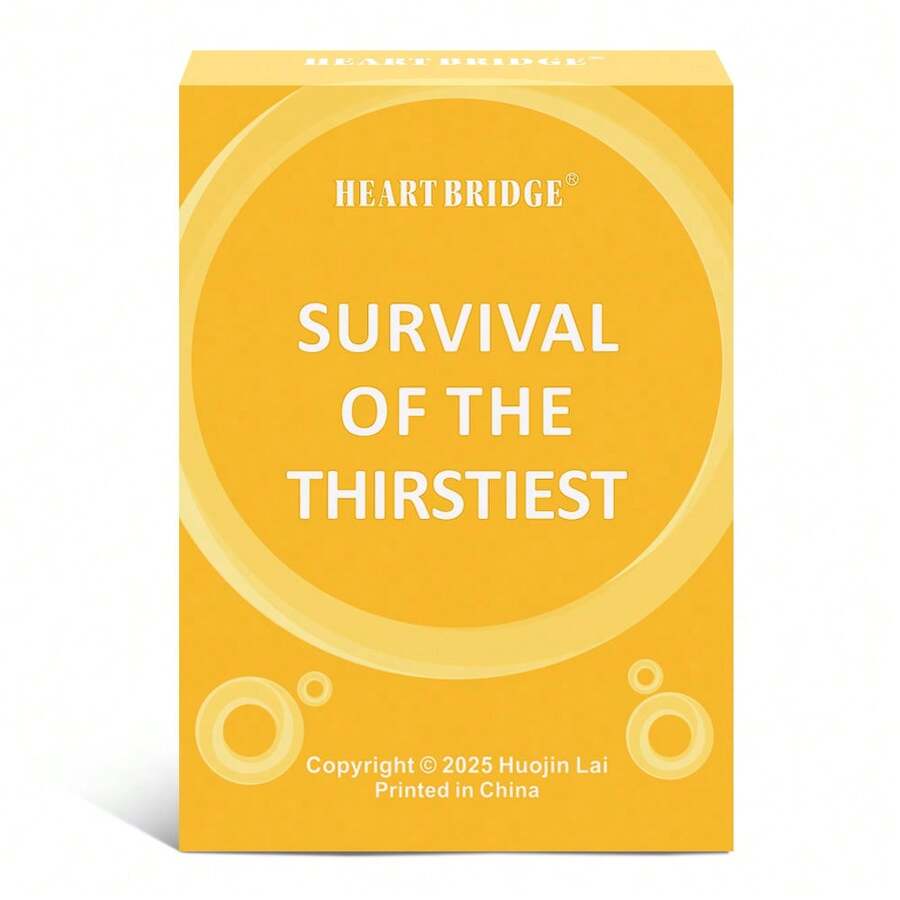 HEART BRIDGE 89 Cartas Juego de Beber de Fiesta, Juego de Mesa, Juego de Desafío de Beber, Ideal para Regalos de Festival de Cerveza/Halloween/Día de San Valentín/Navidad, Reunión de Amigos y Noche de Fiesta Perfecta