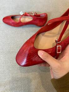 Costume Shoes - Red - View 5