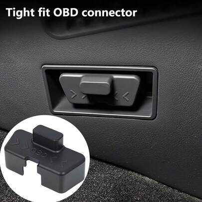 2pcs Heavy Duty Silicone OBD Interface Protective Cover - Waterproof & Dustproof, Fits 90% Vehicles, Design, Easy Installation, Suitable For OEM Parts, Diagnostic Scanners, Vehicle Maintenance, Fashionable Design, Sturdy & Durable, Automotive Parts