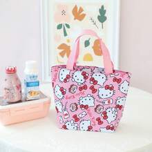 1pc Cute Cartoon Ugly Fish Waterproof Handbag Tote Bag, Student Lunch Box Bag - Multicolor - View 7