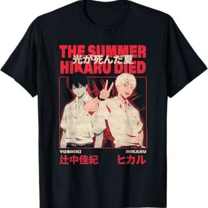 Yoshiki And Hikaru Kanji Anime T-Shirt