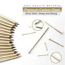 120pcs Hardware Nails, 2 Inches Nickel Plated Hanging Nails, Wall Nails For Hanging, Wood Nails, Long Nails (2 In) - ColorE - View 5