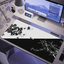 1 Tấm lót chuột chơi game cỡ cực lớn XXL, họa tiết hoa anh đào đen trắng, thảm trải bàn đen trắng, tấm lót bàn phím và chuột chủ đề anime - Lựa chọn lý tưởng, món quà sinh nhật hoặc Giáng sinh hoàn hảo, tấm lót chuột tốt nhất để trang trí bàn làm việc. - Nhiều màu - Xem 17