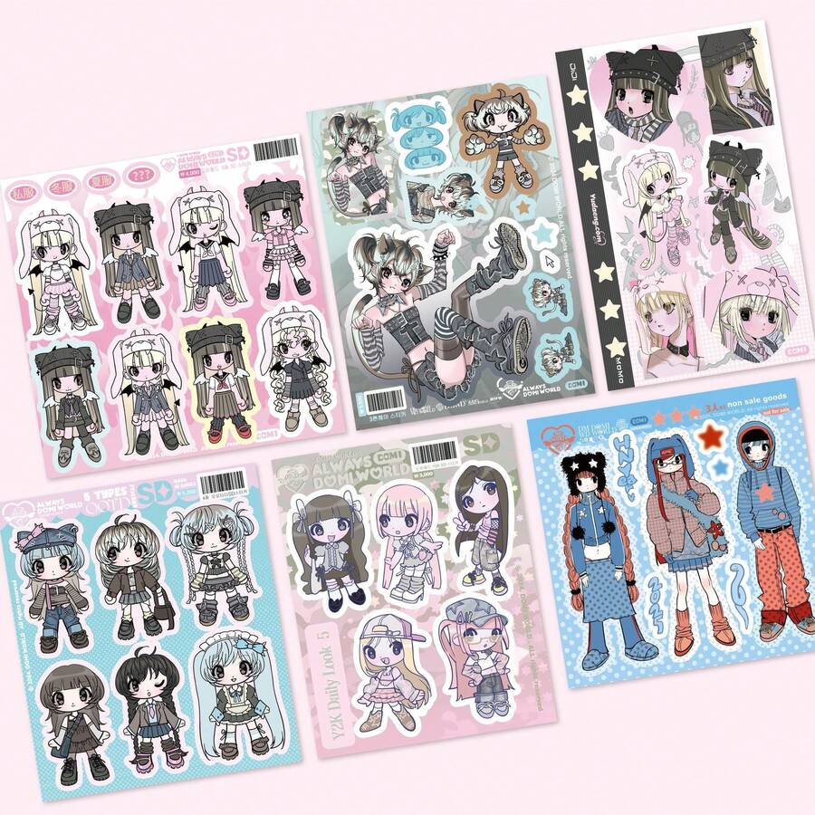 1张 Domi 贴纸 - INS 贴纸礼品 - 2026 新品 - 时尚女孩手账贴纸 - 手机 DIY 装饰材料 - 水杯行李箱滑板贴纸 - 史迪奇玩具旅行玩具教室减压玩具迷你小玩意洗澡玩具圣诞文具减压球生日礼物 - 圣诞礼物 - 平安夜礼物 - 完美礼物 - 礼物 - 玩具 - 游戏 - 彩色 - 查看 1