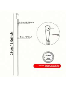 1 pieza Enhebrador de alta eficiencia, fácil y conveniente para enhebrar, adecuado para diversas actividades de costura, herramienta de costura doméstica, herramienta para enhebrar cuerdas, enhebrador de cuerda flexible, cinturón elástico multifuncional, herramienta auxiliar para tejer cuerdas, enhebrador de agujeros de resorte - Multicolor - Ver 7