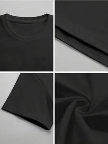 Nature Beauty Giraffe T-Shirt - Black - View 2