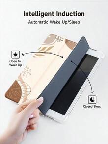 Ayotu Apple Minimal Color Block Case Compatible With Galaxy Tab/,9th/8th/7th Geration 10.2 Inch ,New 10th Geration Cover,With Auto Wake/Sleep,Four Corners Anti-Fall.Christmas Accessories.Beautiful Tablet.Beautiful Tablet. - 彩色 - 查看 5