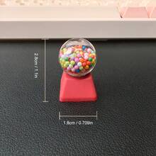 My Candy Jar Themed Personalized Keycaps, Cute Colorful Candy Jar Design, Mechanical Keyboard Customized, Handmade Unique Surprise Gift - Color - View 5