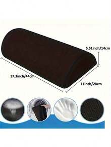 矫形腿部定位枕，适用于仰卧和侧卧睡姿，记忆棉新月形支撑枕，可支撑膝盖和脚踝，抬高腿部，缓解腰背疼痛、术后恢复和坐骨神经痛 - 适合成人、老年人和孕妇（母亲节/父亲节的绝佳礼物） - 彩色 - 查看 6