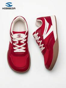 HOBIBEAR 1 Pair Unisex Comfortable Breathable Mesh Barefoot Shoes, Women's Special Wide Width, Rubber Non-Slip Outsole, Zero Drop Training Hiking Shoes - Red - View 3