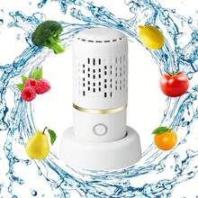 Lavadora de frutas y verduras IPX7, resistente al agua, limpiador de verduras, con OH-ion - Blanco - Ver 5