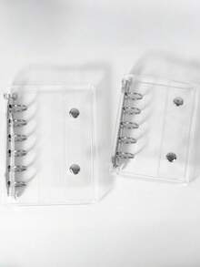 A7 Transparent Portable File Folder With Double Buckle Design, Can Store Beautiful Photos. It Can Be Used As An Album, Saving Costs On Stationery, Notebooks, Sticker Books, Office Supplies, School Supplies - Multicolor - View 7