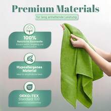 NatureMark NM-HT0860 Terry Hand Towels, Pack Of 8, 50 X 100 Cm, 100% Cotton, Pink - Silver Grey - View 11