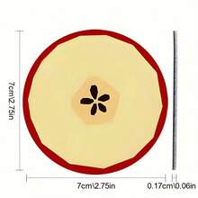 1/2pcs Set Cute Fruit Pattern Car Cup Holder Coasters - Non-Slip Cupholder Mats, Suitable For Car Interior Decor, Multipurpose Coasters For Car Cup Holders And Home Desktops