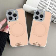 Ultra-thin magnetic coil For  Moto G85 45 34 60 50 Pro Fusion STYLUS  OPPO RealmE14 13 12 PRO PLUS TPU Material + Acrylic Back Cover, Magnetic Design, Convenient Charging, Creative and Personalized, Premium New Product, Phone Case - TMYKLCXK Transparente42NU - Ver 5