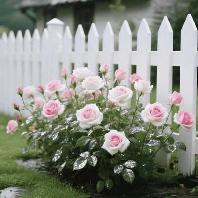 99pcs Mixed Rose Flower  Shrub Trellis Climbing  Balcony Corner Planting Outdoor Gardening Landscaping