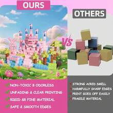 48/127/214pcsMagnetic Building Blocks - Cubes Construction Toys, STEM Sensory Toys,Magnetic Cubes Stacking Set For Boys & Girls Ages 3+, Educational Magnetic Tiles To Develop STEM Skills & Creativity, Great For Parent-Child Interaction, Birthday & Holiday Gifts - 彩色 - 查看 4