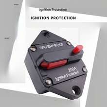 20-200A Circuit Breaker, 12V-48V DC Fuse Inverter With Manual Reset Button, Suitable For Automotive, Truck, RV, Boat, Panel Mount - Fuse Switch - View 9