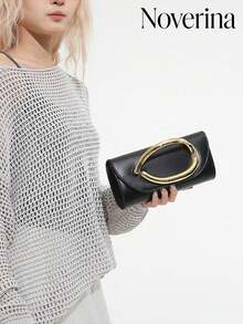 Retro Vintage Solid Color Clutch Wallet,[US-Based Shipping] All-Match Carry On Purse, Stylish PU Bag For Women, And For Wedding, Party, Prom, Dinner, Fashionable Clutch Bags For Woman,Glitter, Shiny, Luxury, Glamorous, Elegant, Exquisite Large Women Clutch Purse Evening Bag Prom Handbag With Detachable Chain For Wedding Velvet Elegant For Girls, Women, College Students, Rookies & White-Collar Workers For Party, Prom, Wedding, Party Bags,Perfect For Party Wedding Prom Dinner/Banquet Matching With Holiday Party Dress Evening Dress & Sequin Dress , New Year - 黑色 - 查看 5
