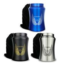 大容量骨灰盒，适用于成年男性、女性、宠物，最大容量220磅，装饰性葬礼骨灰容器，可盛放人类、女性、男性、狗、猫的遗骸。 - 彩色 - 查看 1