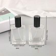 30ml/50ml Refill Luxury Glass Spray Bottle, Portable Refillable Perfume Bottle, Large Capacity Travel Cosmetic - Multicolor - View 9