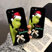 Funda para teléfono  Holiday Cheer compatible con fundas para teléfonos ,  17,  16 Pro Max,  15 Pro Max,  13 y  12. Material brillante 2 en 1, duradero, elegante y perfecto para regalos festivos para familiares, amigos y seres queridos. - Negro - Ver 5