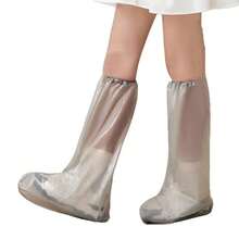 5pcs Reusable Anti-Slip Waterproof Rain Shoe Covers, Thick Disposable Rain Boots, Back To School Supplies, Summer Cooling, Beach, Travel Insulation, Galentines, Puppy, Carnival, Spring Summer Picks, Brides Maid Gifts, Room, Bedroom Decor, Bedroom Decor, Beach, Travel, For Men, For Women, Vacation - Multicolor - View 4