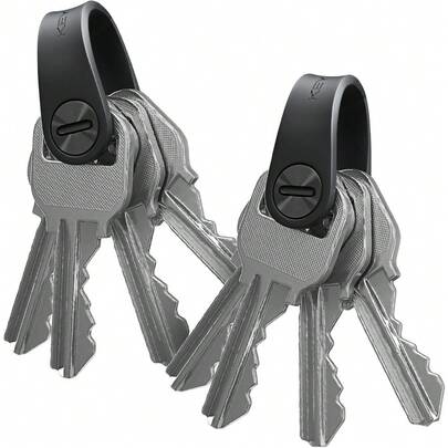 KeySmart Mini llavero organizador para llavero, llavero compacto para llavero, llavero inteligente, llavero de fijación