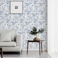 Retro Floral Pattern Self-Adhesive Contact Paper - Removable, Waterproof Peel And Stick Wallpaper For A Chic Home Transformation,Suitable For Bedroom, Living Room, Dining Room, Porch, Fireplace Home Decoration, Cabinet, Dressing Table, Cabinet, Bookcase, Furniture Renovation And Transformation DIY