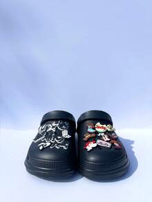 18pcs Western Crocodile Pattern ABS Plastic Charms, Suitable For All Seasons, Spring, Summer, Autumn, Winter, Shoe Decorations, DIY Shoe Accessories, Student Decorations, Nurse Shoes Decorations, Women's Shoes Flowers, Outdoor Party Beach, Suitable As Gifts For Women, Students, Nurses, Children, Holidays, Vacations, Daily Fashion, New Arrivals, All-Season, Shoe Decorations, Shoe Decorations, Women's Shoe Decorations, Valentine's Day Gifts, Back To School Gifts