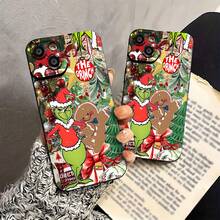Funda para teléfono  Christmas Cheer Compatible con fundas para teléfonos ,  17,  16 Pro Max,  15 Pro Max,  13 y  12 Duradera, a prueba de golpes y elegante Una excelente opción para familiares, amigos, seres queridos, novios/novias y regalos de Navidad y Año Nuevo. - Negro - Ver 5