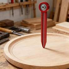1pc Carpenter's Marking Gauge, Woodworking Round Scribe, Precision Marking Tool