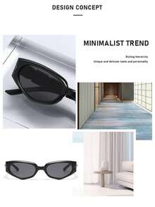 1副奢华水钻猫眼时尚眼镜，女士2026新款复古时尚眼镜，设计师街头风 - 彩色 - 查看 9