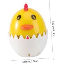 ULTECHNOVO 3 Piezas Temporizador de cáscara de Huevo mecánico Polluelo condujo Egg Timer Temporizador de Cuenta temporizadores de Cocina recordatorio de Cocina Metal Interior - 3 - Ver 4