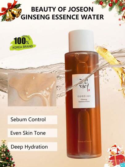 Beauty of Joseon Ginseng Essenzwasser, Essenz-Textur, leicht und feuchtigkeitsspendend, hellt den Teint auf, belebt die Haut, spendet Feuchtigkeit und repariert, beruhigt und stärkt, geeignet für alle Hauttypen, koreanische Kosmetik, 150ml/5 Fl Oz.