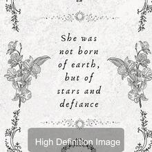 1pc Framed/Unframed Gothic Romantasy Quote Canvas Poster Celestial Dark Academia Wall Art Print Minimalist Bookish Witchy Painting For Book Lover,Living Room,Bedroom,Modern Home Decoration - Multicolor - View 6