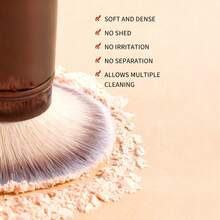 1pc/3pcs Premium Retractable Round Brush, Angled Brush, Flat Brush, Blush Brush, Powder Brush, Loose Powder Brush, Contour Brush, Face Sculpting Brush, Makeup Tools, Professional Makeup Brushes,Giveaways - Multicolor - View 7