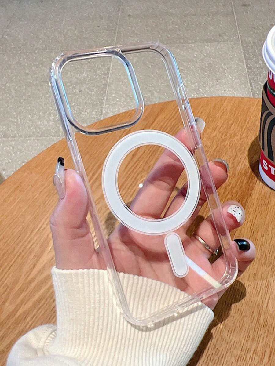 New Transparent Magnetic Phone Case Compatible With IPhone 17, 16, 15, 14, 13, 12 - Clear - View 1