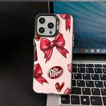 Estuche de moda Dr Pepper Estuche para teléfono adecuado para 17 Pro Max 17 Air 16 Pro MAX 15 Pro Max 14 Pro 13 Pro 12 11 Estuche para teléfono personalizado para hombres y mujeres Son excelentes regalos para novias, novios y familiares para Navidad y Halloween - Negro - Ver 5