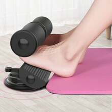 Non-Slip Suction Cup Sit-Up Assistant (1-Piece) - Foldable Portable, Home Abdominal Trainer | 15-Min Fat-Burning Mode, Top Holiday Gift, Thoughtful For Christmas Gifting To Fitness Lovers/Daily Use - Black - View 5