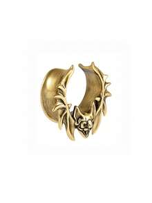 1个U型骷髅蝙蝠耳扩,开口式耳洞,耳扩,不锈钢材质,尺寸8mm-25mm - 如圖 - 查看 13