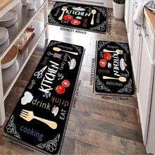 Multi-Size Non-Stick Kitchen Mats, Non-Slip Absorbent Memory Foam Mats, Soft Waterproof Cushioning Pads, Hallway, Living Room And Bedroom Carpets, Kitchen, Hallway, Bathroom, Sink, And Machine Washable Quick-Dry And Machine Washable - Multicolor - View 6