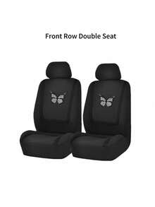 9/4/2 Pcs Set Butterfly Pattern Car Seat Covers, Universal Fit | U-Shape Design, Anti-Slip Backing | Compatible With Airbags, Refresh Your Car Interior. 9 Pcs Set (5 Seats: 5 Headrest Covers, 2 Front Seat Covers, 1 Split-Type Rear Seat Cover And 1 Integrated Rear Seat Bottom Cover). 4 Pcs Set (2 Seats: 2 Front Seat Covers And 2 Headrest Covers). 2 Pcs Set (1 Seat: 1 Front Seat Cover And 1 Headrest Cover). - Style a - View 34