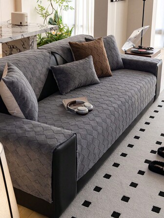 1 st. soffkuddfodral i bohemisk stil, universellt sofföverdrag för året runt, husdjursvänligt, reptåligt sofffodral, maskintvättbar heminredning, lämplig för L-formad sektionssoffa, loveseat-soffa och 3-sitssoffa (säljs separat)